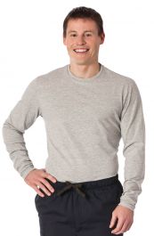 white long sleeve layering top