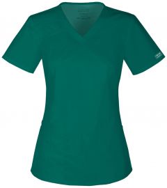 Cherokee WorkWear 4710 Core Stretch Missy Fit V-Neck Top *CLEARANCE NO RETURN OR EXCHANGE*