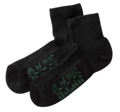 AMPS Coolmax® 5872 Quarter Crew Sock - Men's Black