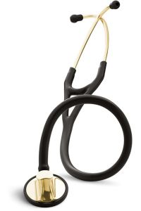 Littmann Master Cardiology Stethoscope 27" Brass Finish Black L2175-BK