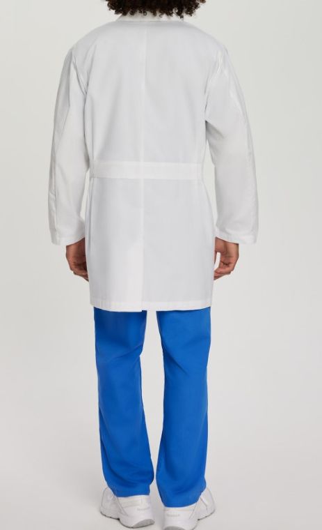 Landau Essentials 3148 Men's 3-Pocket Mid-Length White Coat