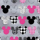 Mickey Mouse Cherokee Scrubs Disney Tooniforms V Neck Knit Panel Top 6875C MKMK 