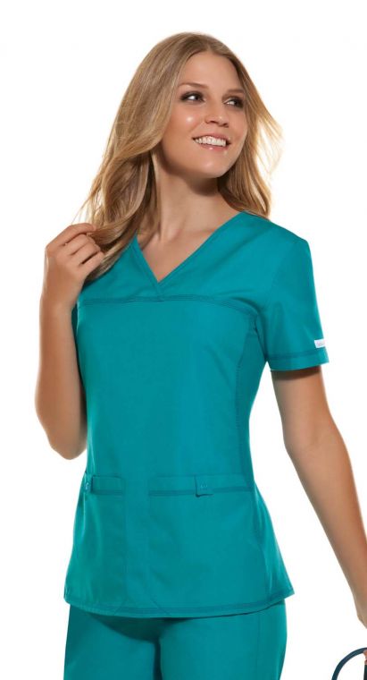 Cherokee Pro Flexibles V Neck Scrub Top Uniformsandscrubs