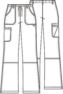 Cherokee WorkWear 4020 Cargo Pants 