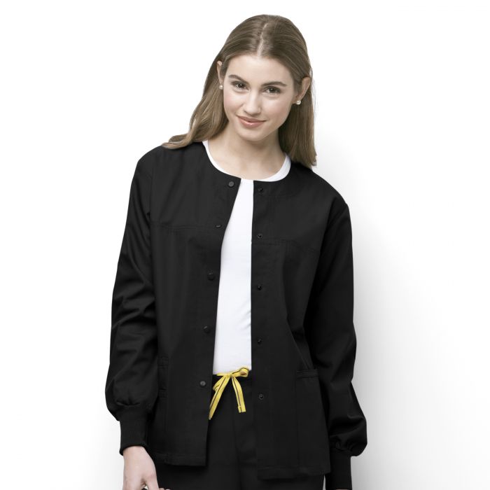HARSAM Jackets : Buy HARSAM Black Solid Round Neck Jacket Online | Nykaa  Fashion.