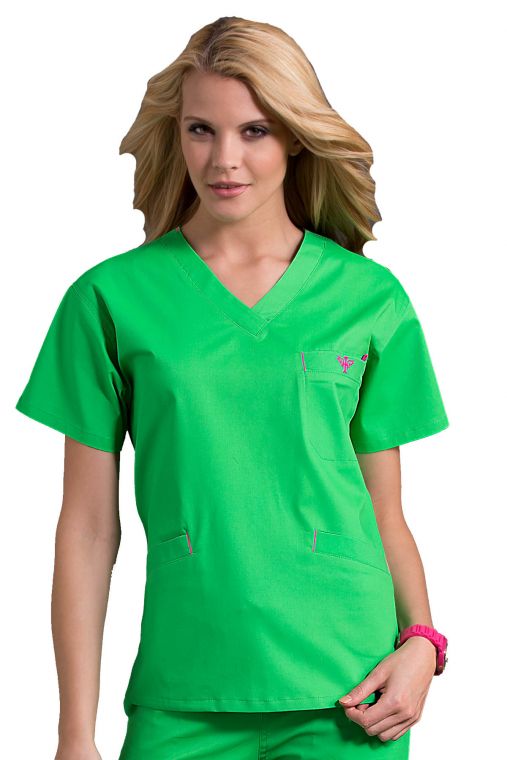 peaches med couture ez flex bold and bright scrubs