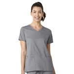 WonderWink WonderWORK 105 Women's Shaped V-Neck Scrub Top