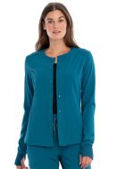Cherokee Euphoria CK387A Ladies Snap Front Jacket