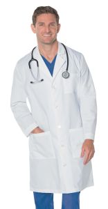Landau 3145 Men's 5-Button 42” Lab Coat