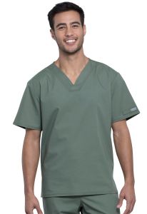 Cherokee Workwear Professionals WW605 Unisex V-Neck Top *CLEARANCE - NO RETURNS OR EXCHANGES*