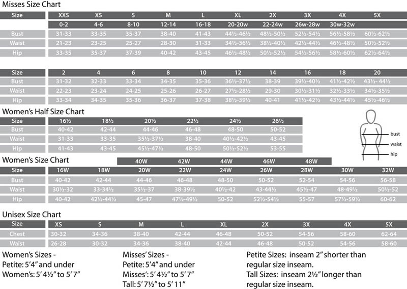 Sizing Chart